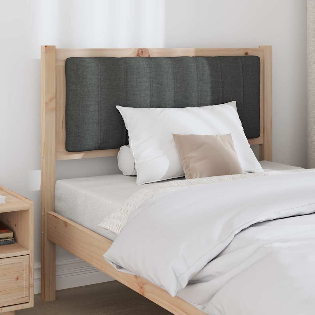 Tête de lit capitonnée avec tête de lit Marron 90 cm Pin massif - XIOS