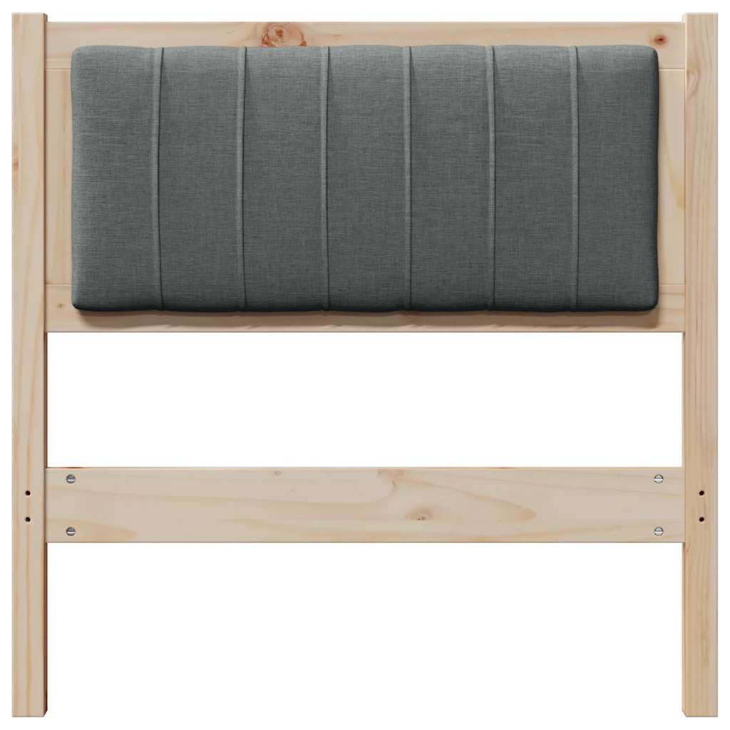 Tête de lit capitonnée avec tête de lit Marron 80 cm Pin massif - XIOS