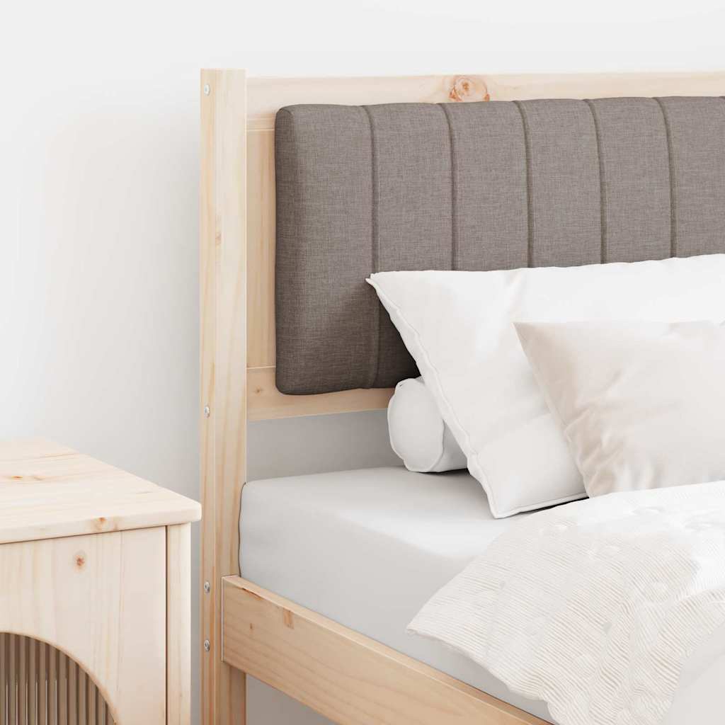 Tête de lit capitonnée avec tête de lit Marron 80 cm Pin massif - XIOS