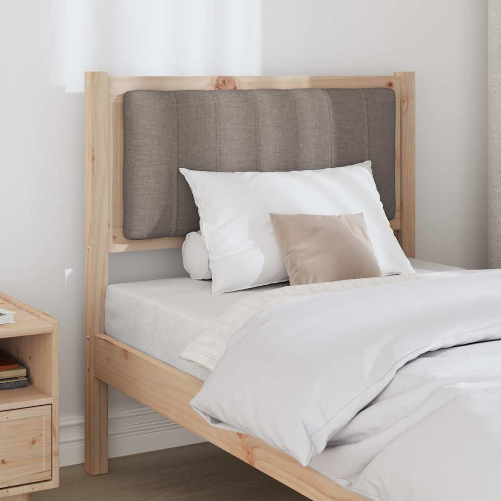 Tête de lit capitonnée avec tête de lit Marron 80 cm Pin massif - XIOS