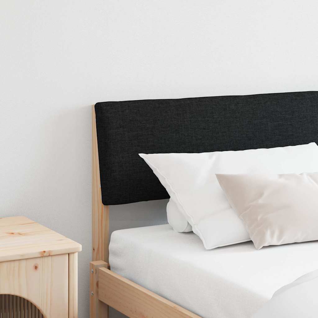 Tête de lit capitonnée Noir 200 cm Pin massif - XIOS