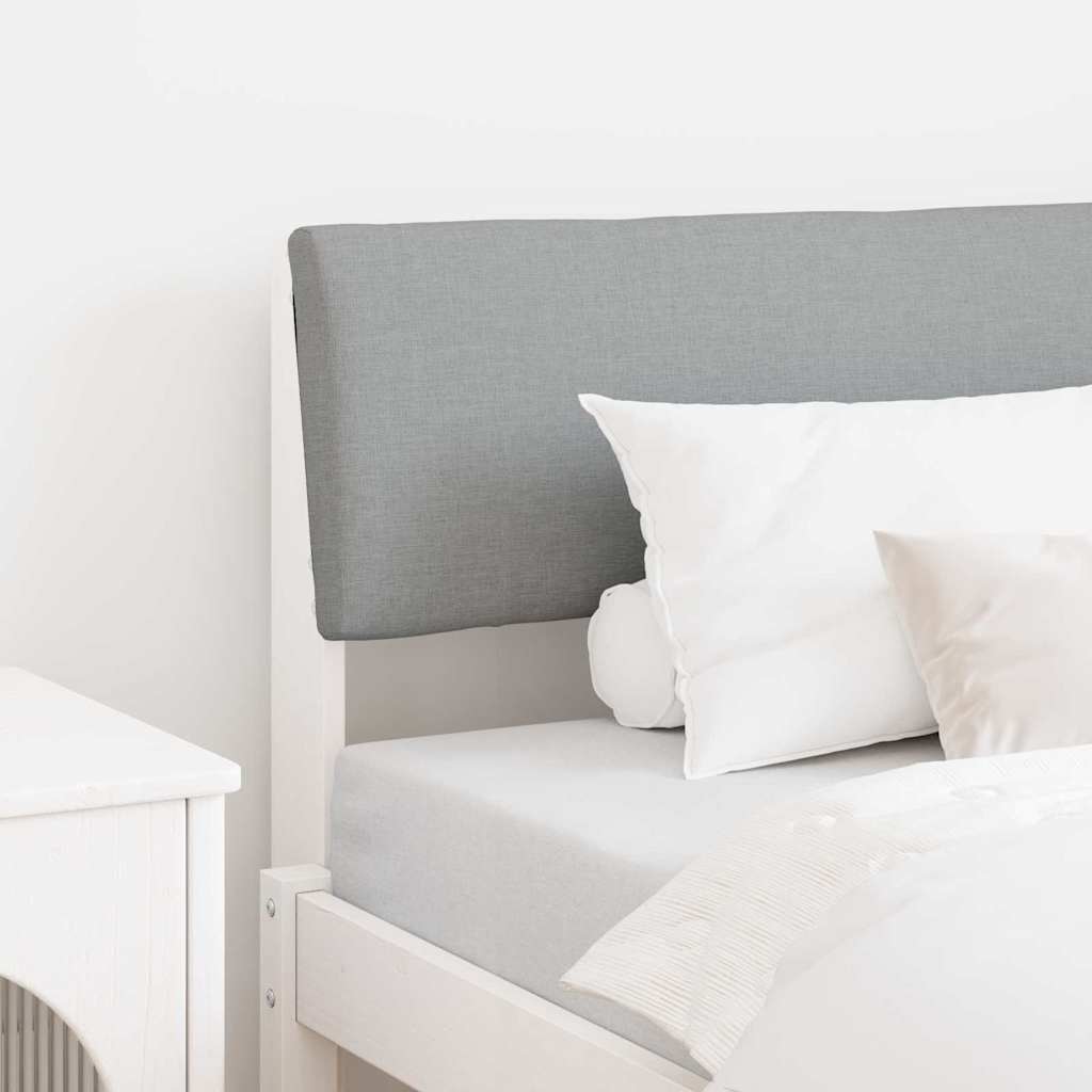 Tête de lit capitonnée Gris clair 100 cm Pin massif - XIOS