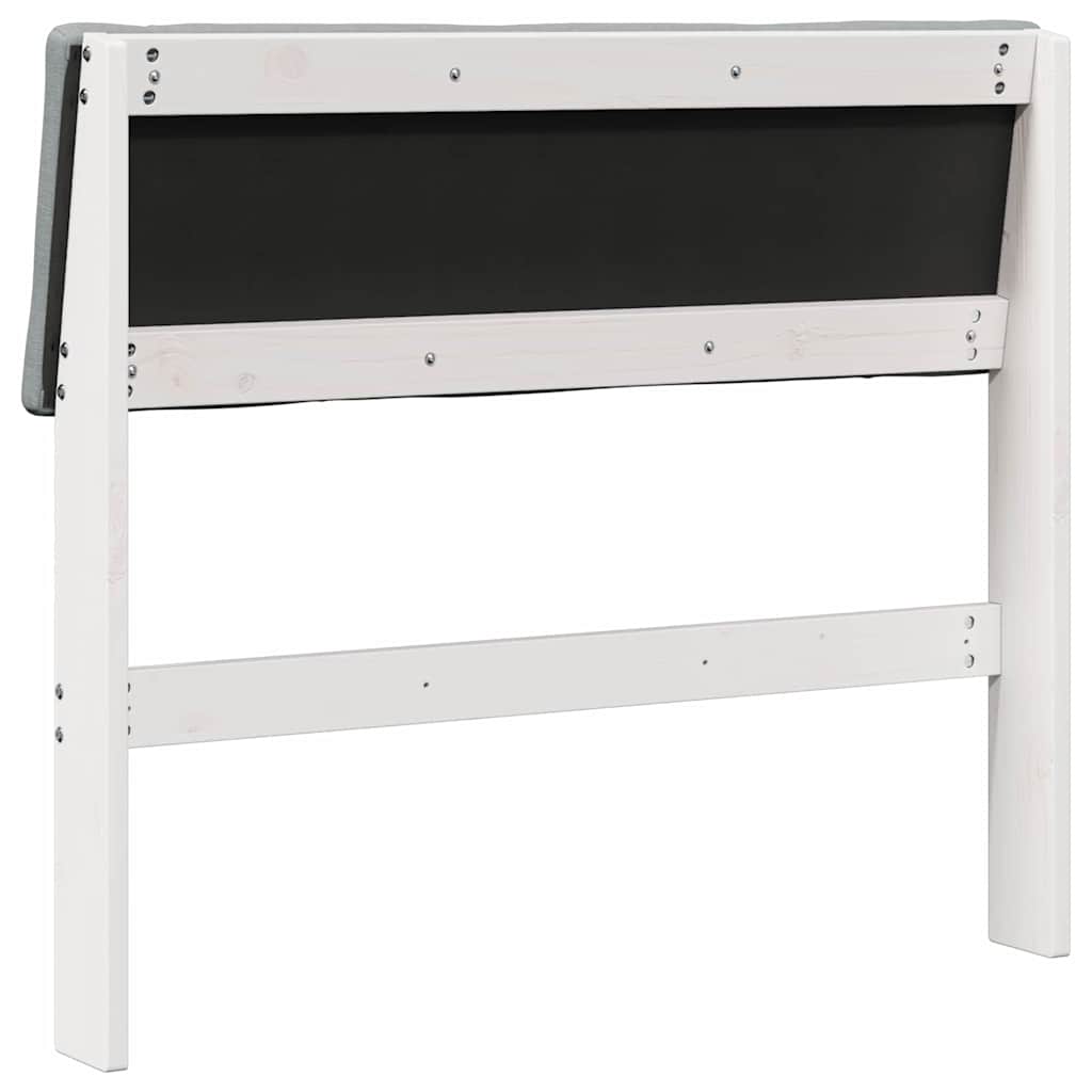 Tête de lit capitonnée Gris clair 100 cm Pin massif - XIOS