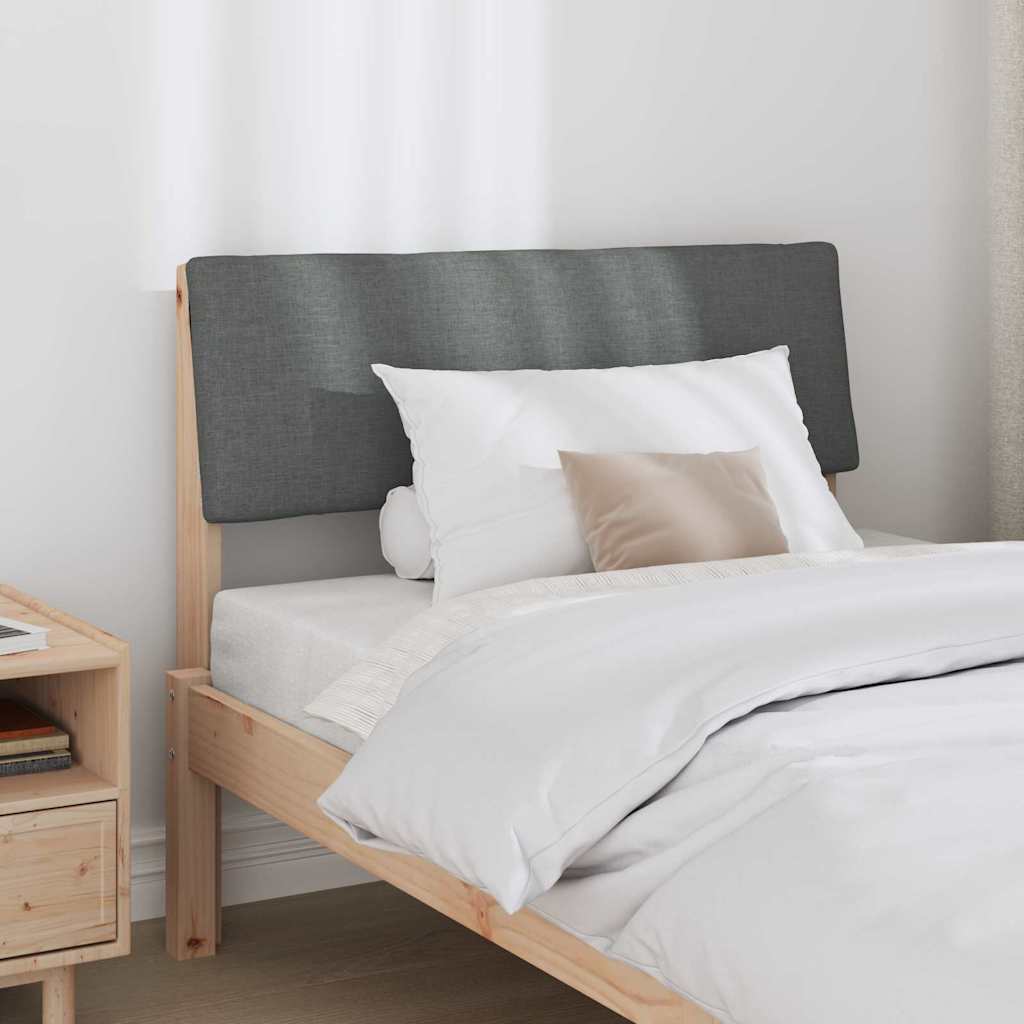Tête de lit capitonnée Gris foncé 90 cm Pin massif - XIOS