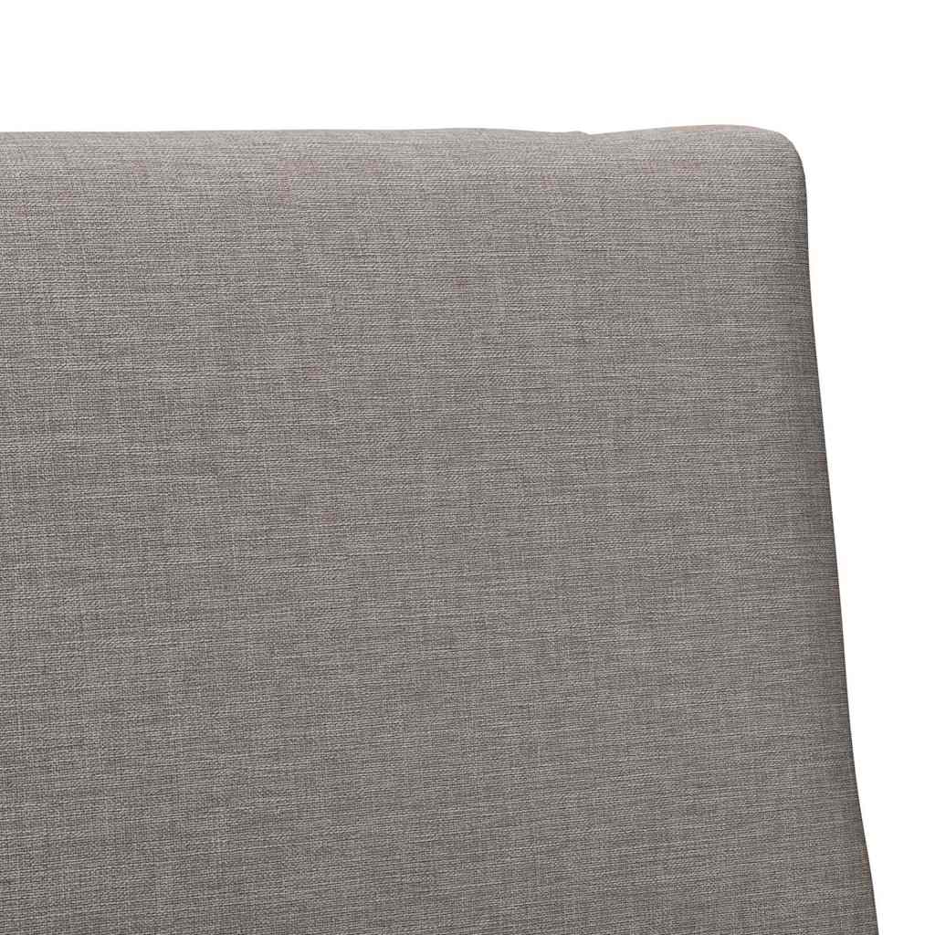 Tête de lit capitonnée Taupe 90 cm Pin massif - XIOS