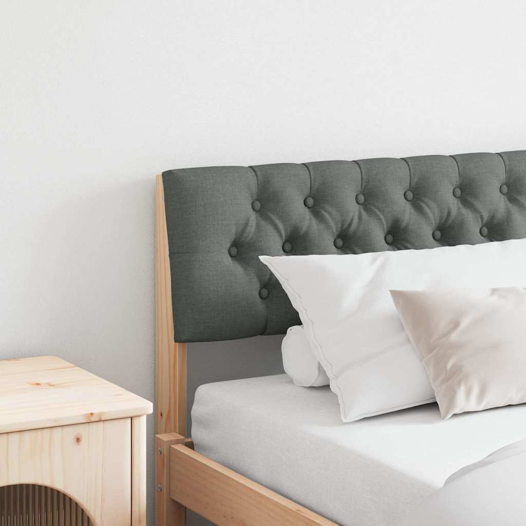 Tête de lit capitonnée Gris foncé 200 cm Pin massif - XIOS