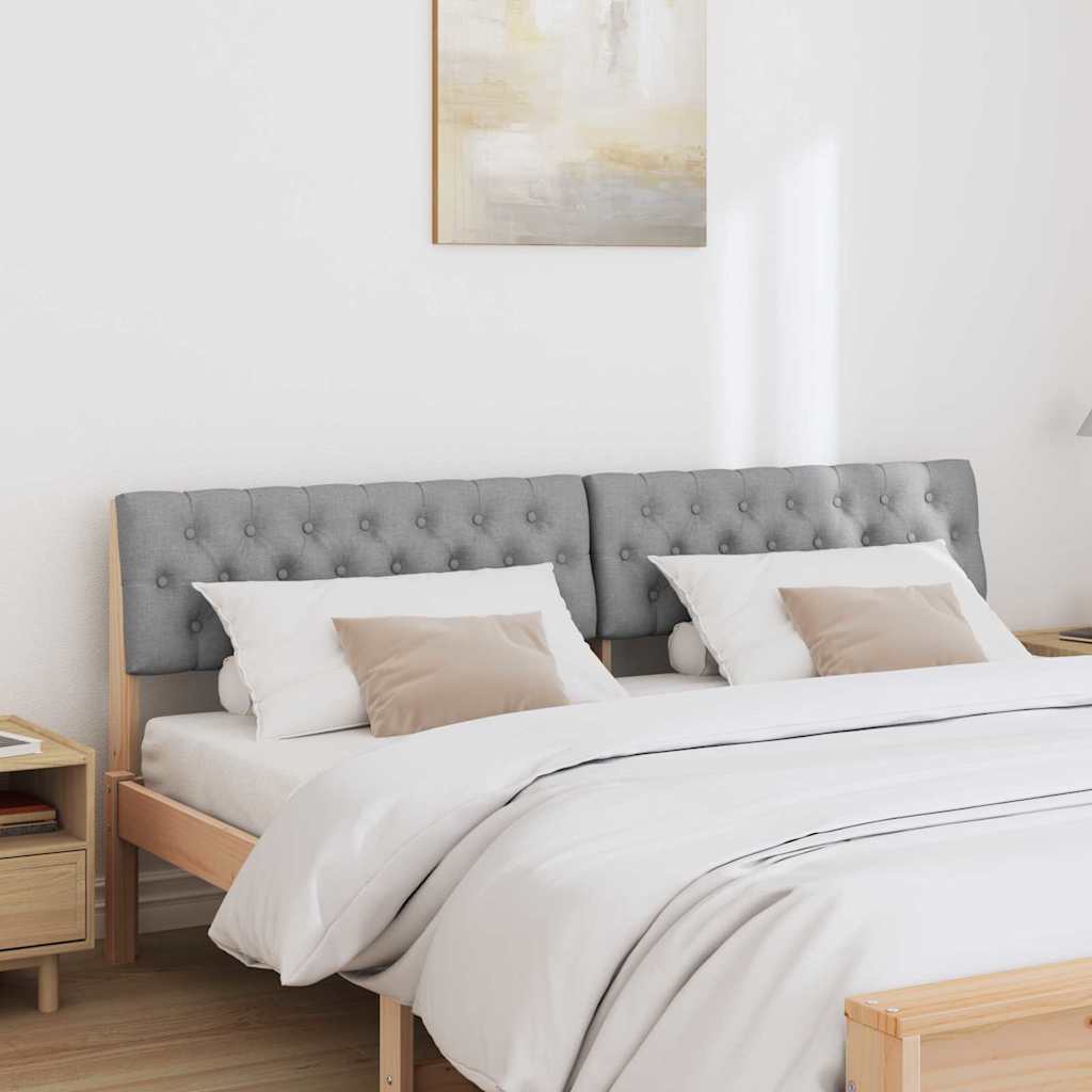 Tête de lit capitonnée Gris clair 180 cm Pin massif - XIOS