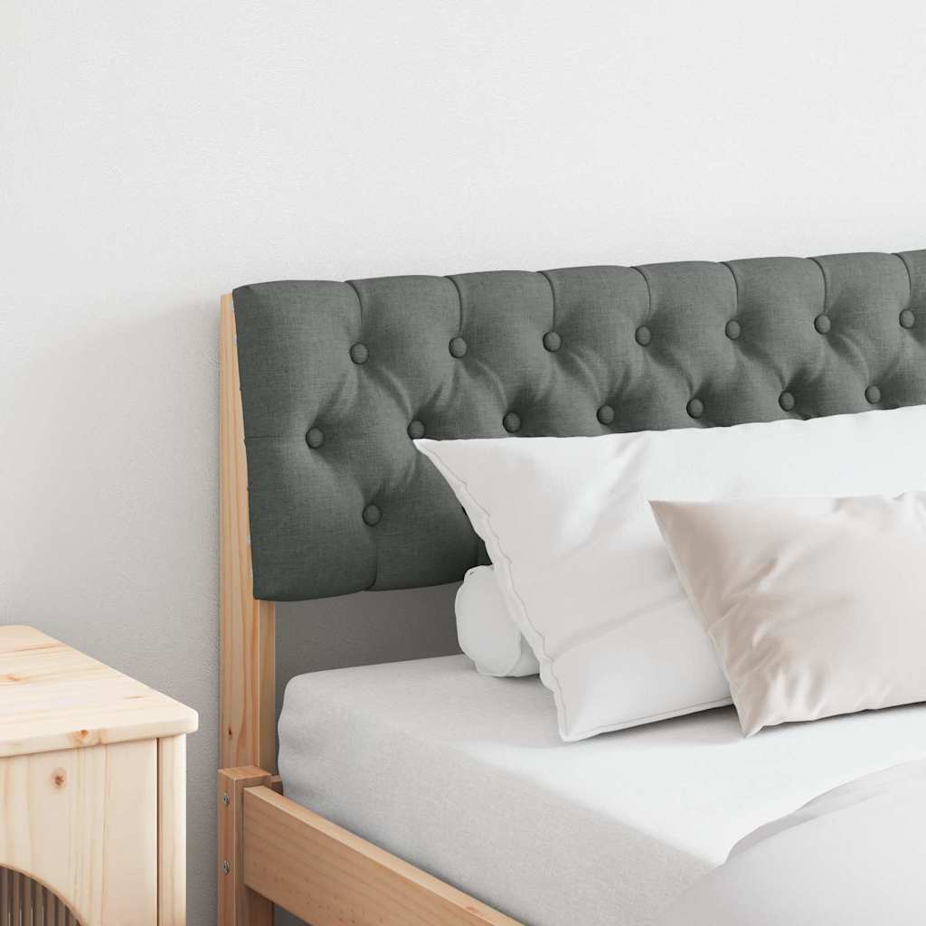 Tête de lit capitonnée Gris foncé 180 cm Pin massif - XIOS