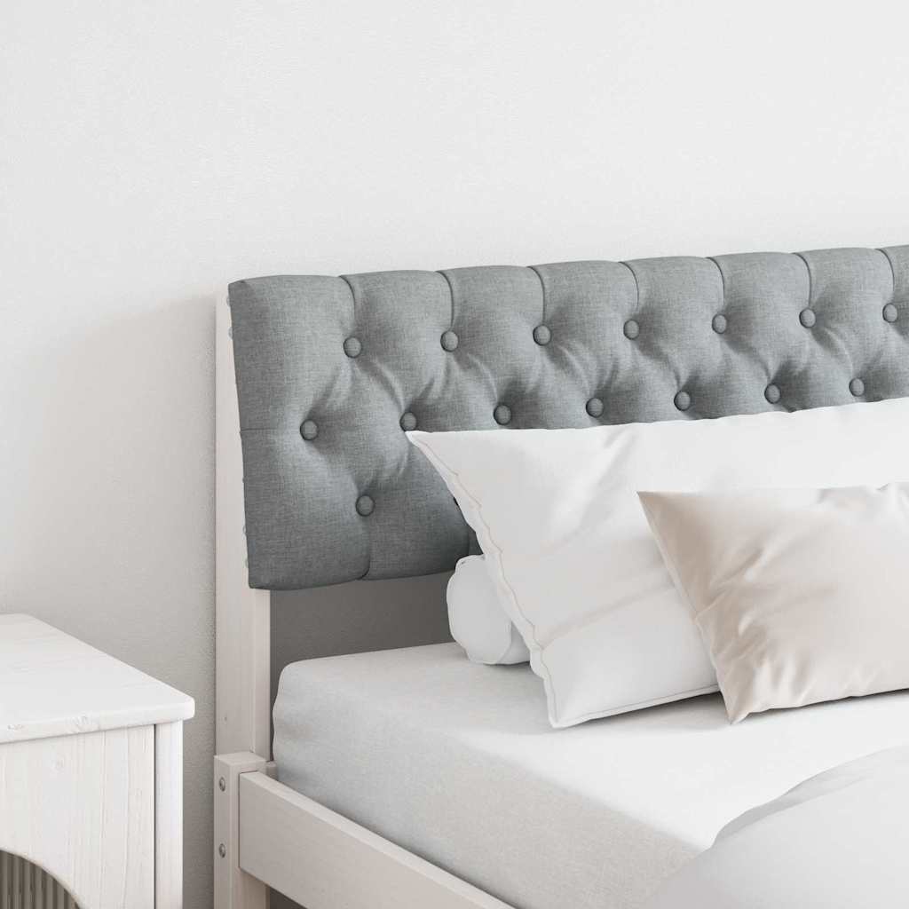 Tête de lit capitonnée Gris clair 180 cm Pin massif - XIOS