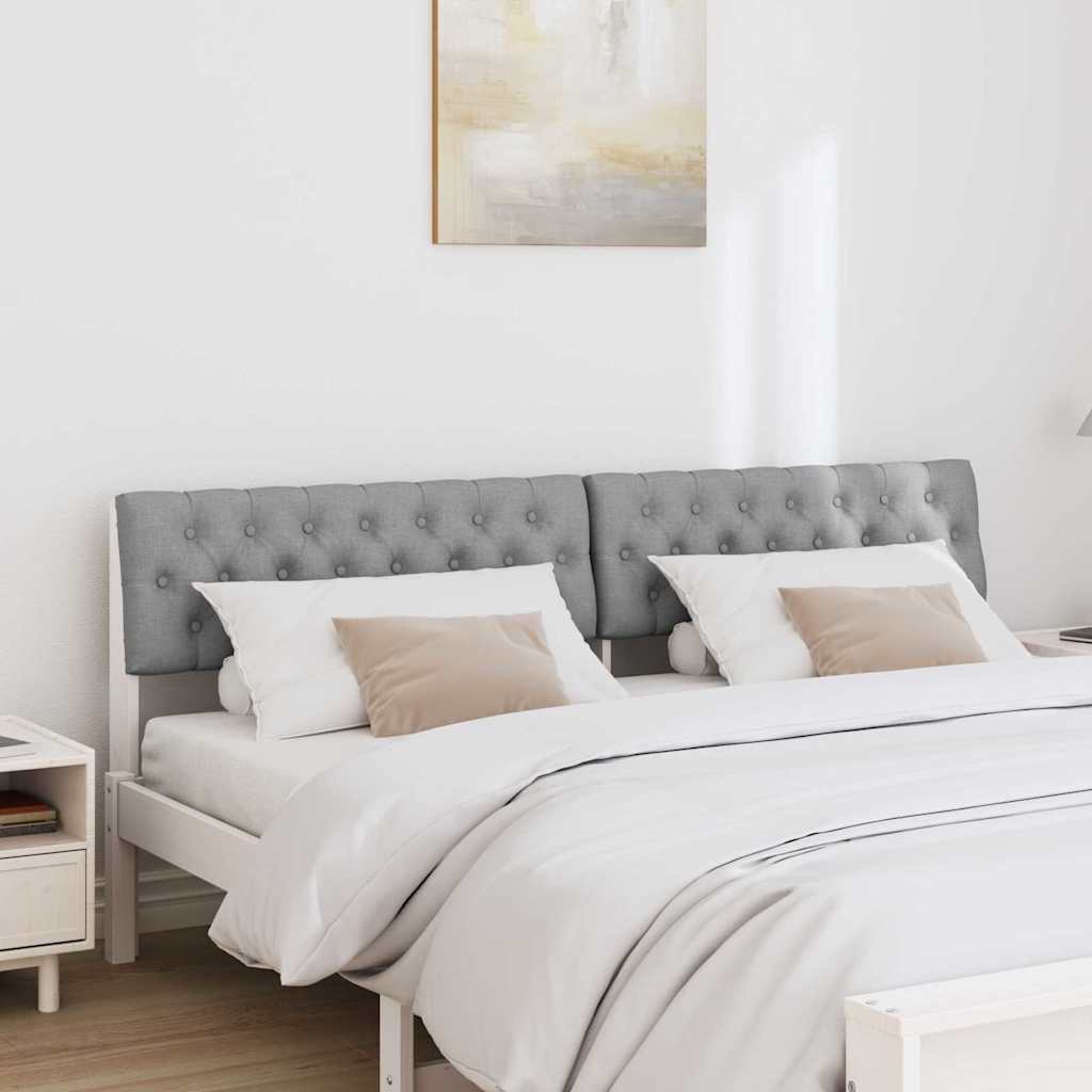 Tête de lit capitonnée Gris clair 180 cm Pin massif - XIOS