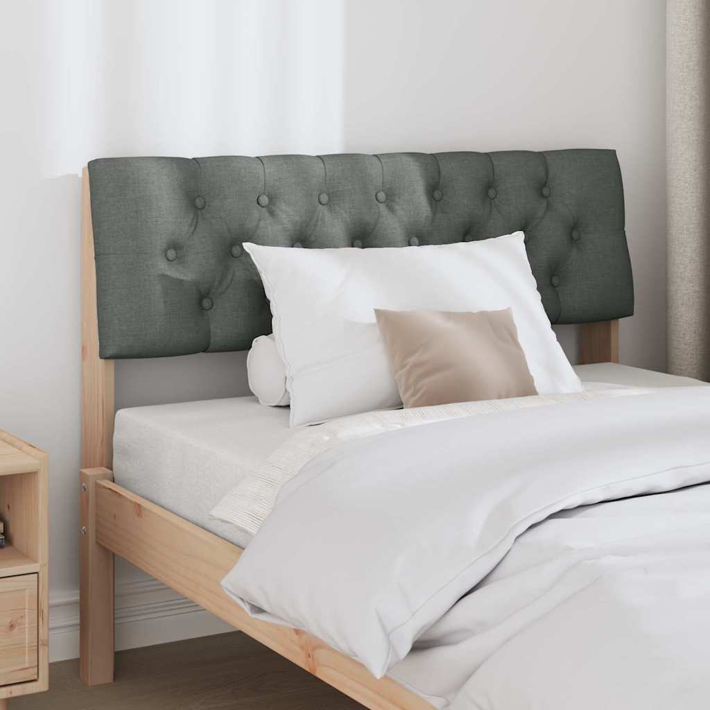 Tête de lit capitonnée Gris foncé 100 cm Pin massif - XIOS