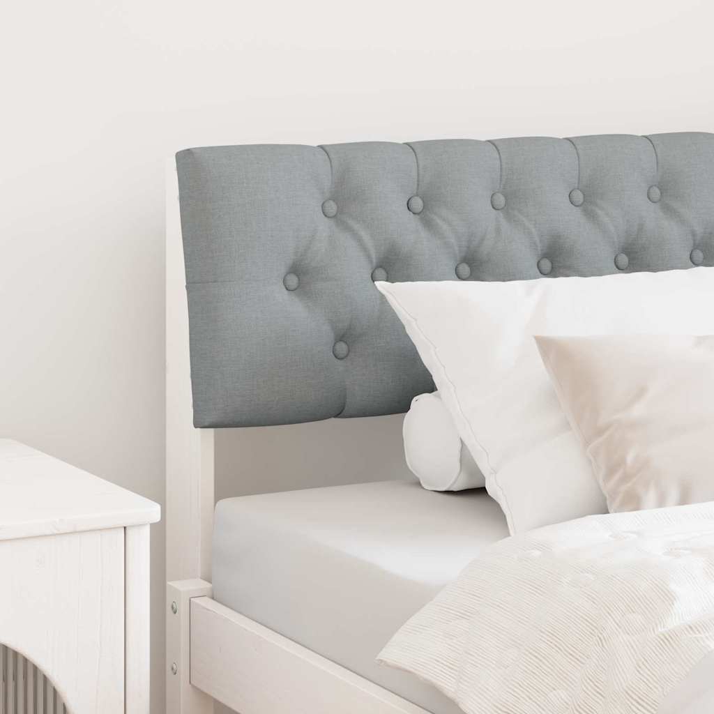 Tête de lit capitonnée Gris clair 100 cm Pin massif - XIOS