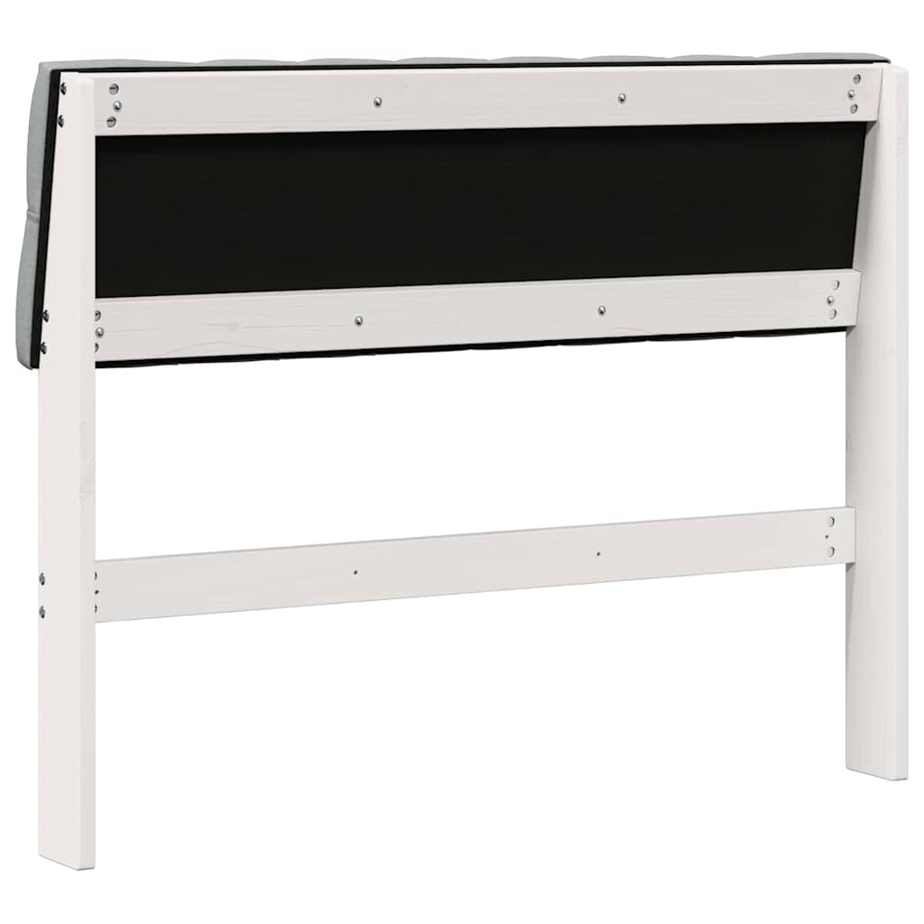 Tête de lit capitonnée Gris clair 100 cm Pin massif - XIOS