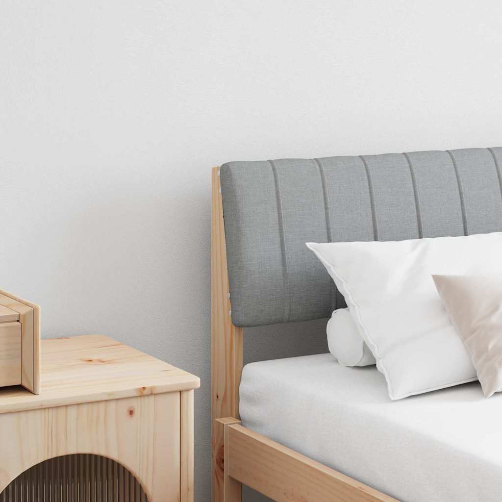 Tête de lit capitonnée Gris clair 180 cm Pin massif - XIOS