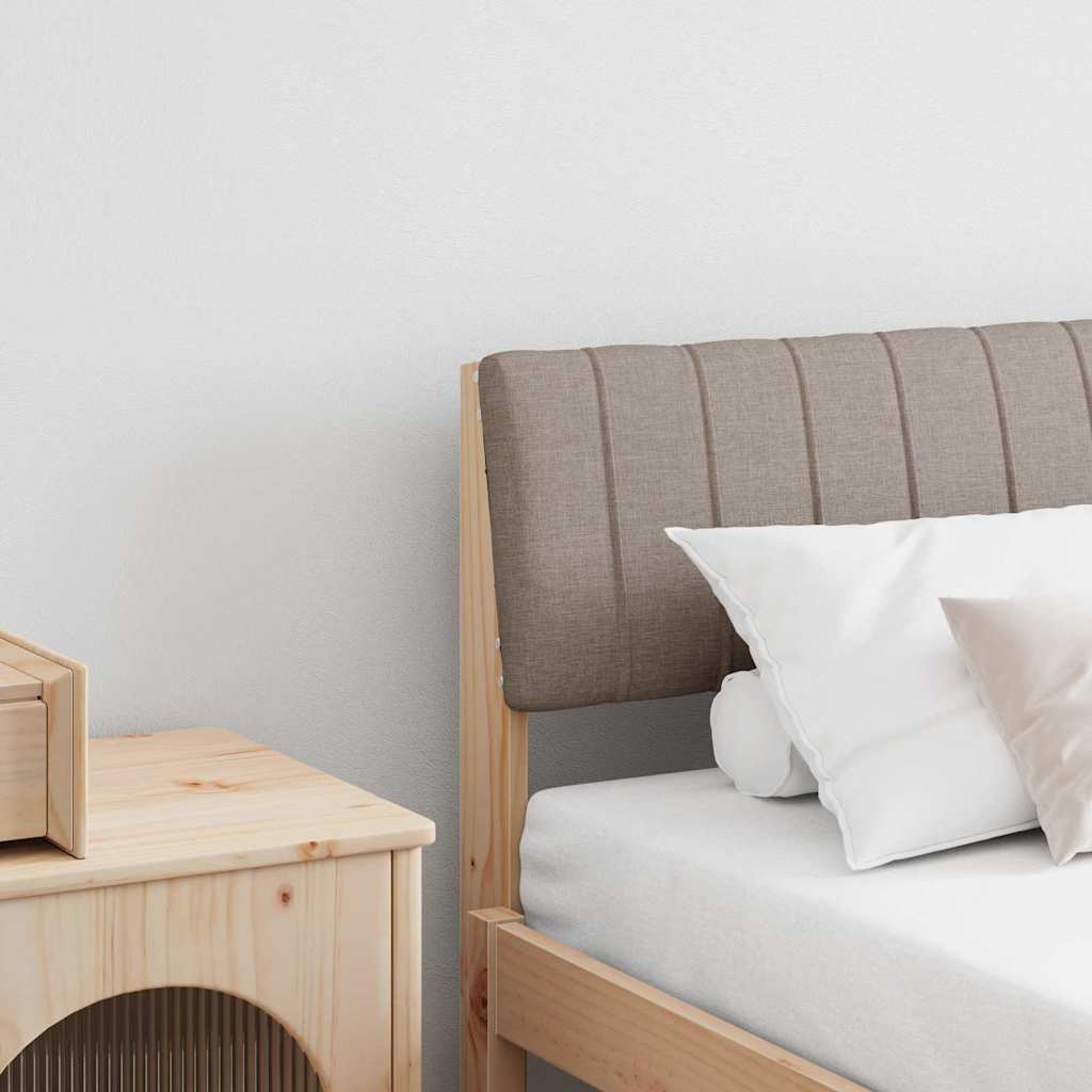 Tête de lit capitonnée Taupe 180 cm Pin massif - XIOS