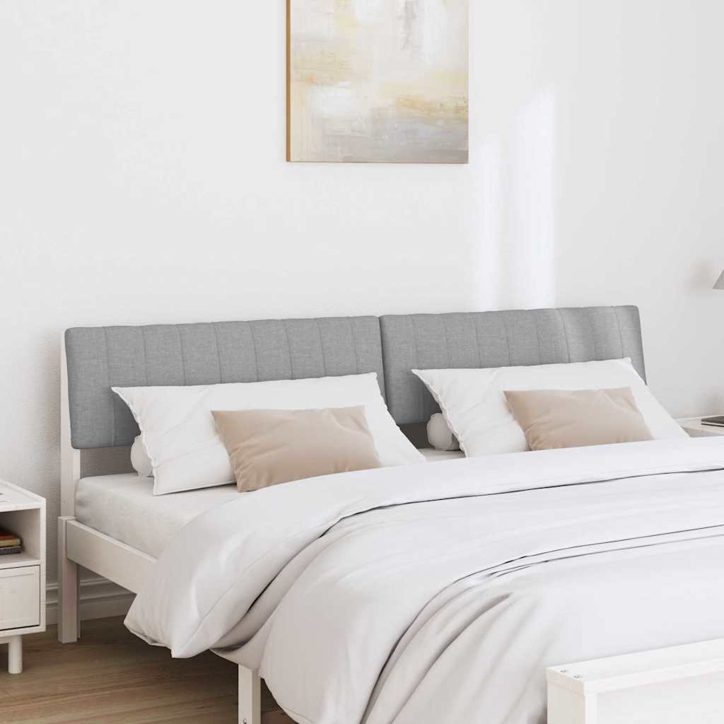 Tête de lit capitonnée Gris clair 180 cm Pin massif - XIOS