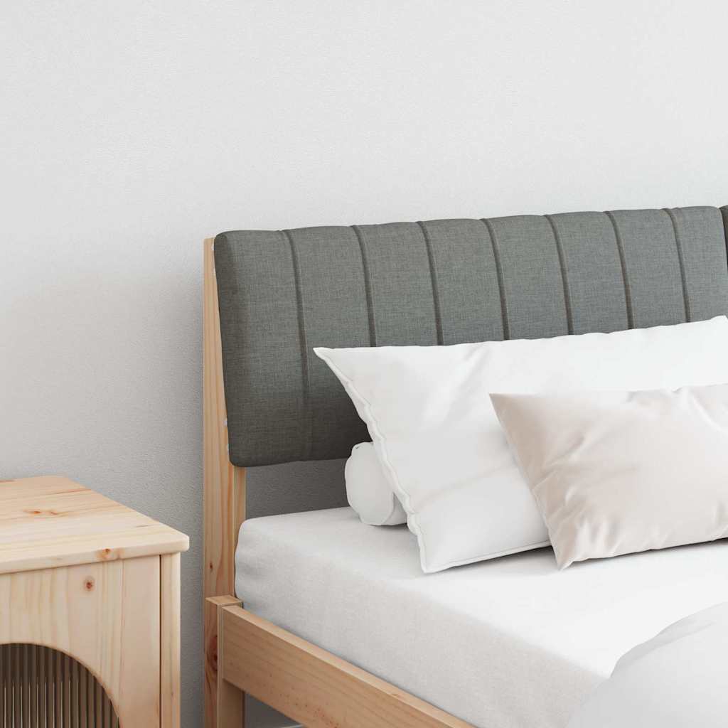 Tête de lit capitonnée Gris foncé 150 cm Pin massif - XIOS
