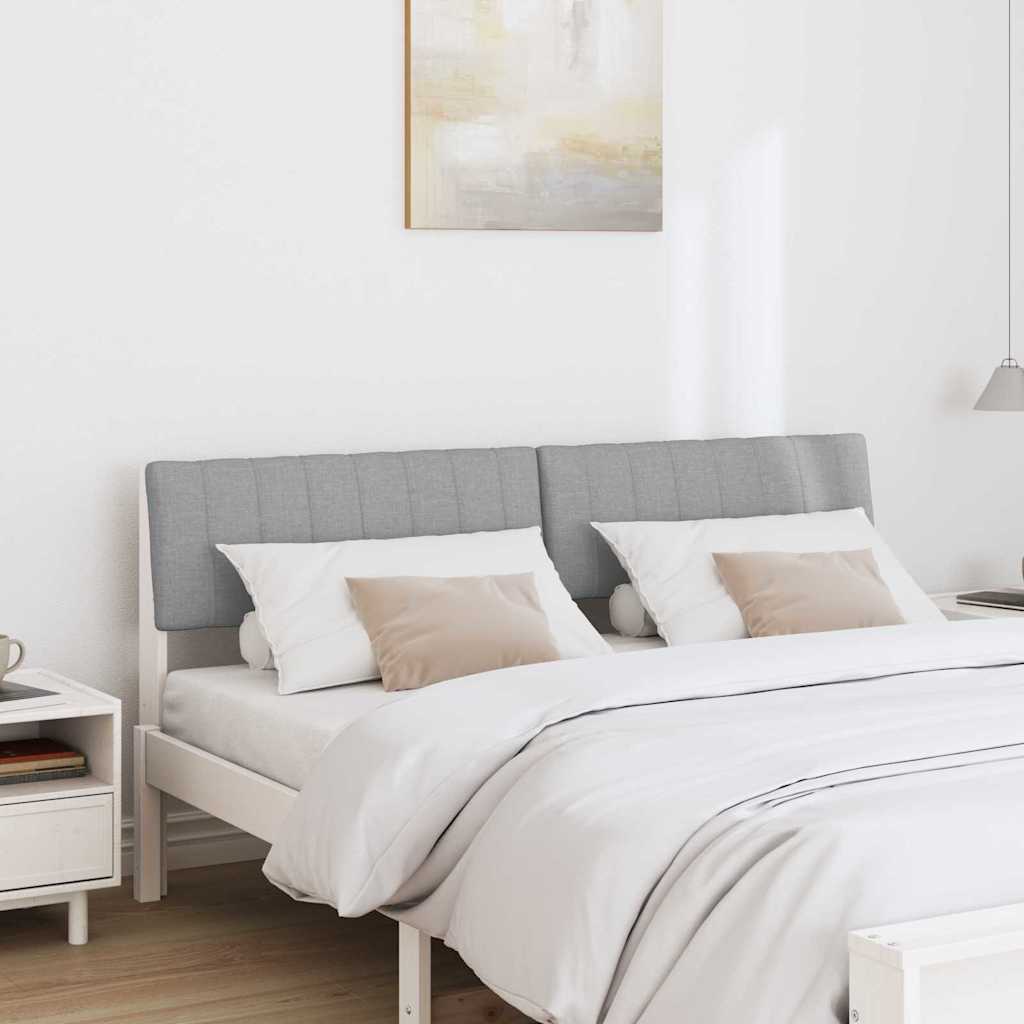 Tête de lit capitonnée Gris clair 150 cm Pin massif - XIOS