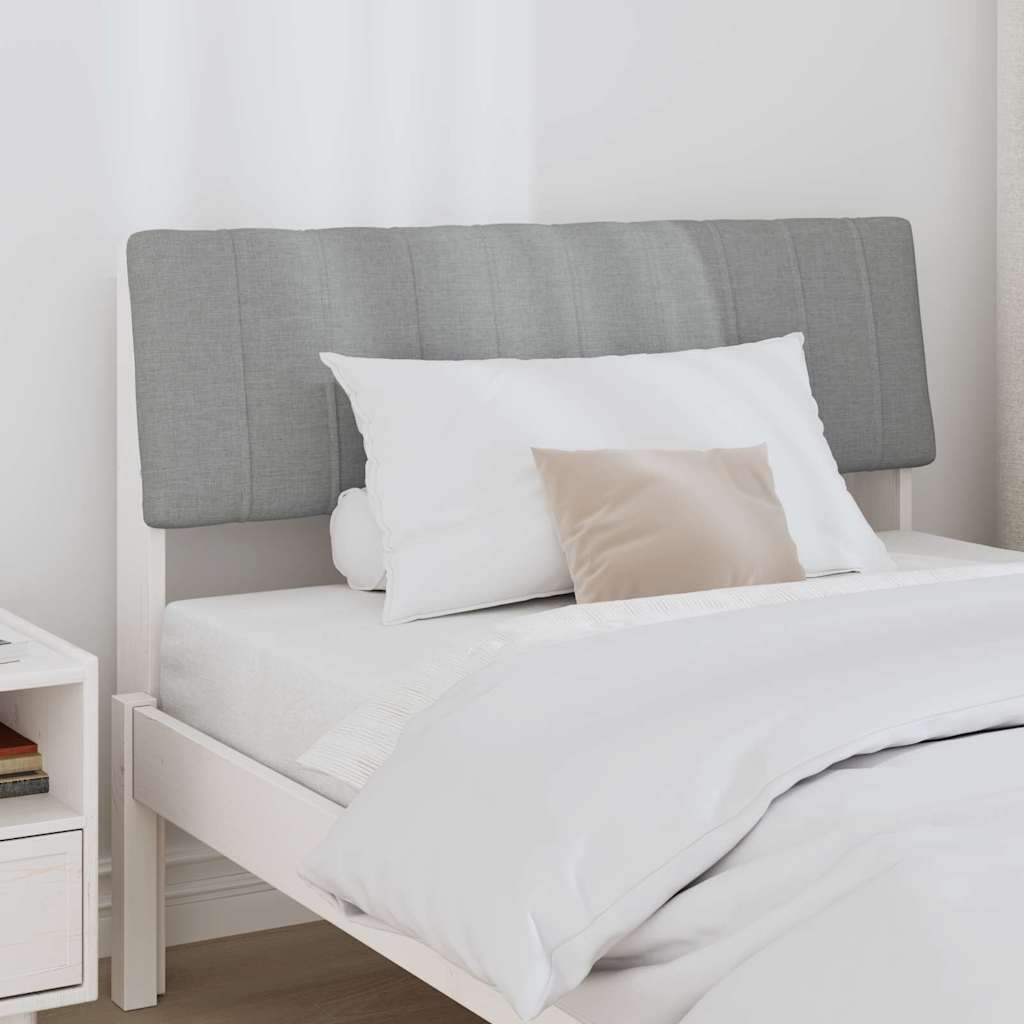 Tête de lit capitonnée Gris clair 100 cm Pin massif - XIOS