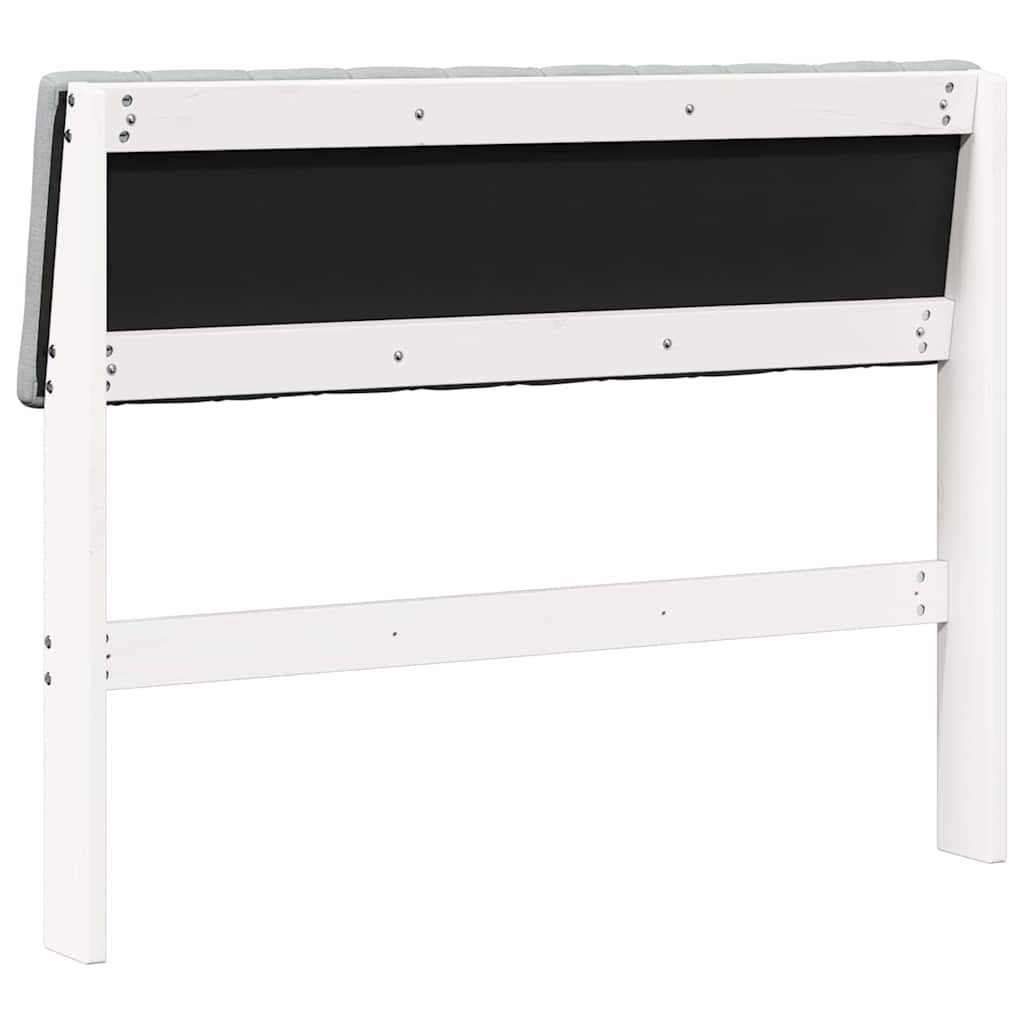 Tête de lit capitonnée Gris clair 100 cm Pin massif - XIOS