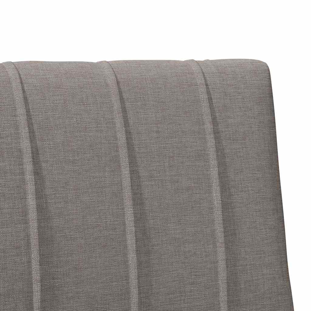 Tête de lit capitonnée Taupe 90 cm Pin massif - XIOS