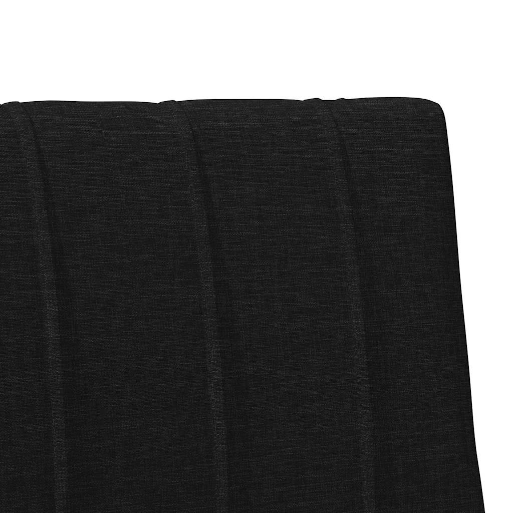Tête de lit capitonnée Noir 80 cm Pin massif - XIOS