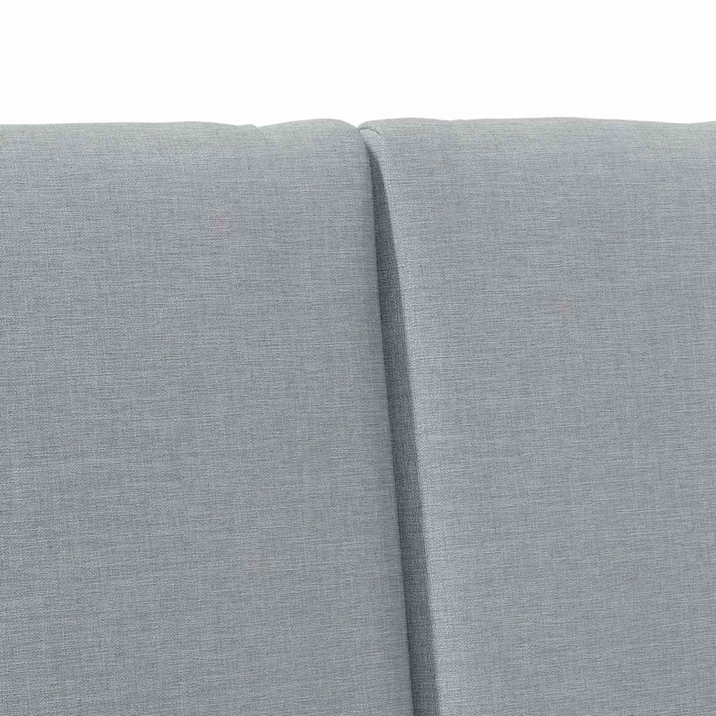Tête de lit capitonnée Gris clair 140 cm Pin massif - XIOS