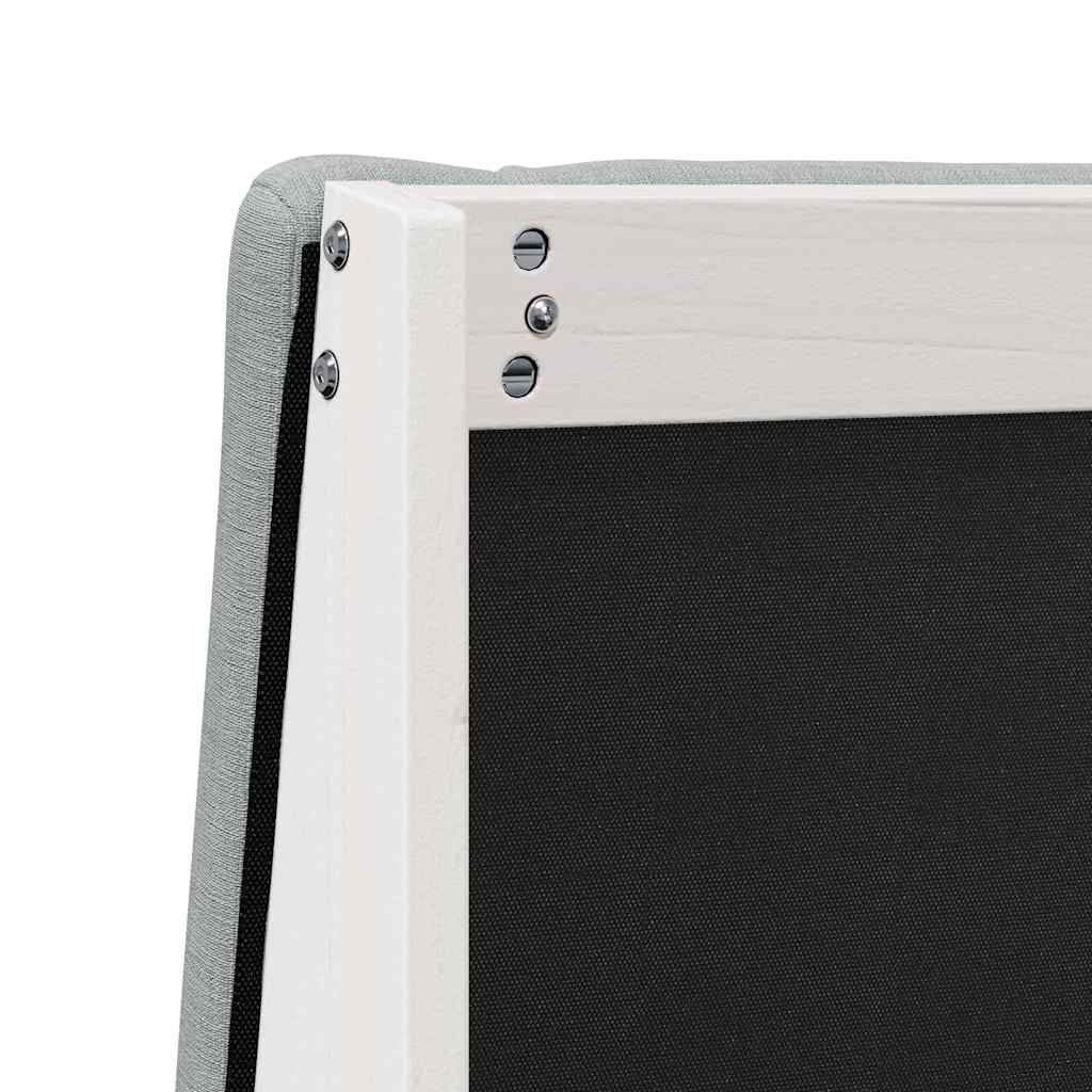 Tête de lit capitonnée Gris clair 135 cm Pin massif - XIOS