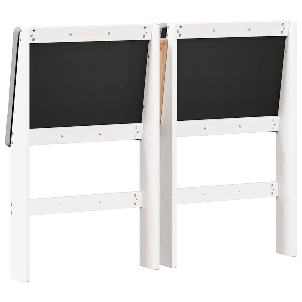 Tête de lit capitonnée Gris clair 135 cm Pin massif - XIOS
