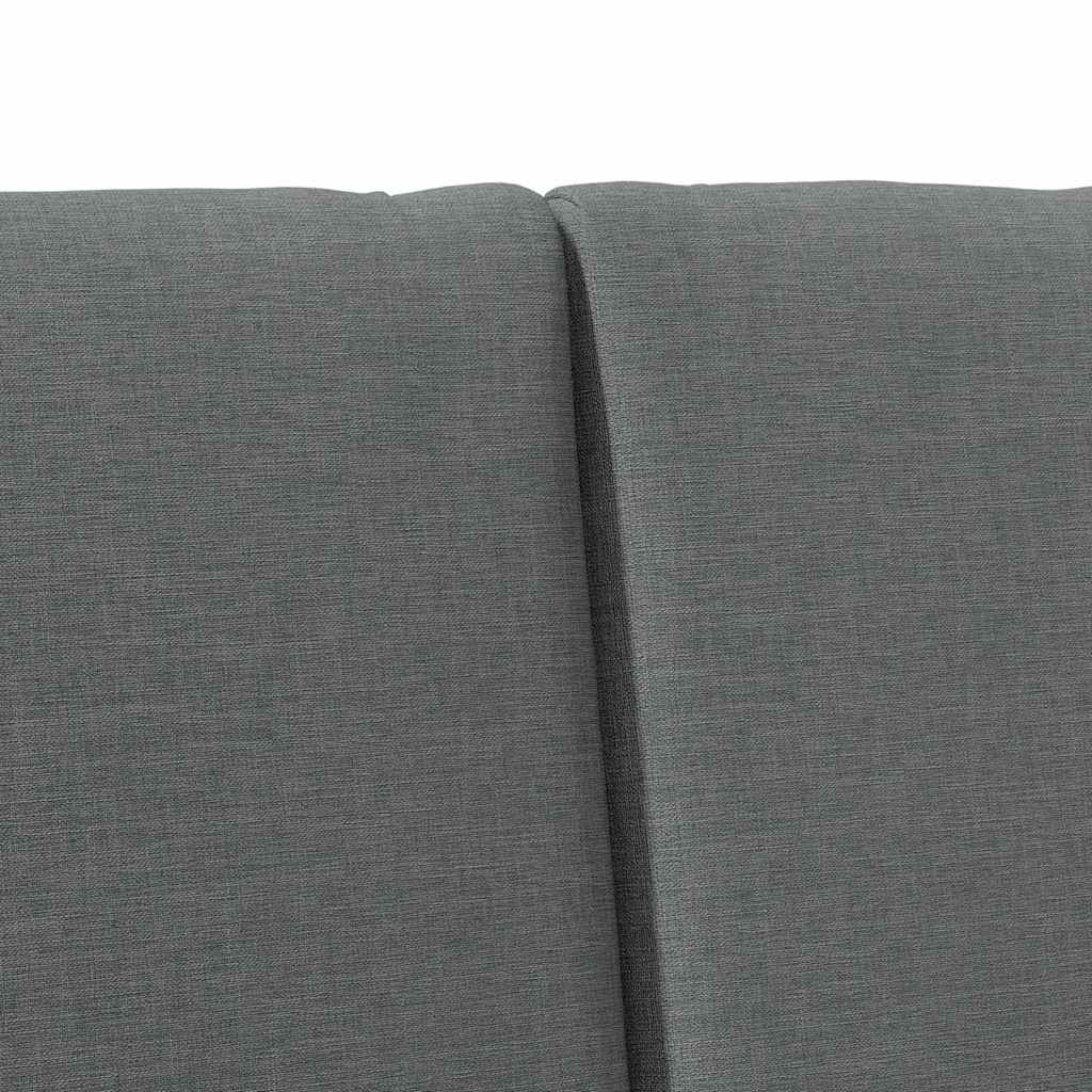 Tête de lit capitonnée Gris foncé 120 cm Pin massif - XIOS