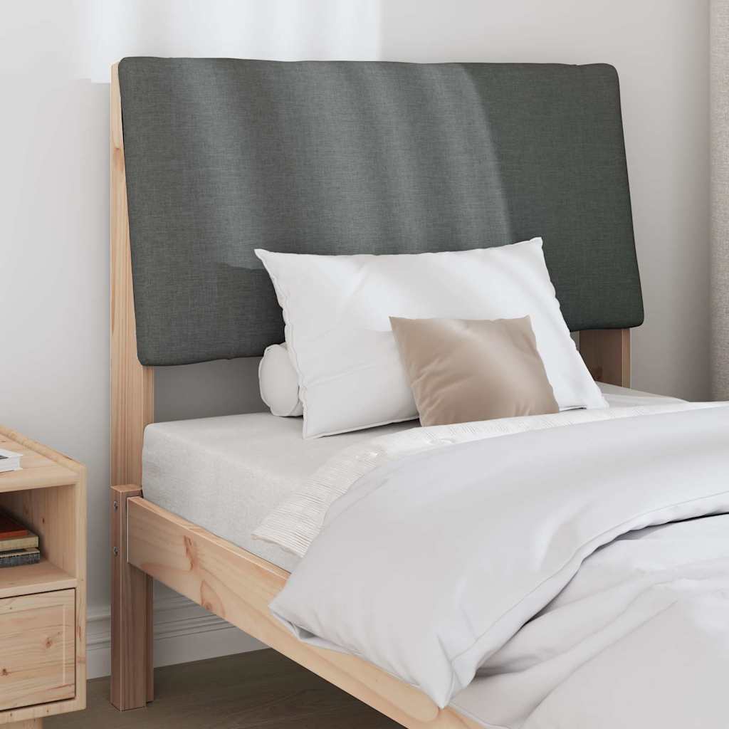 Tête de lit capitonnée Gris foncé 100 cm Pin massif - XIOS