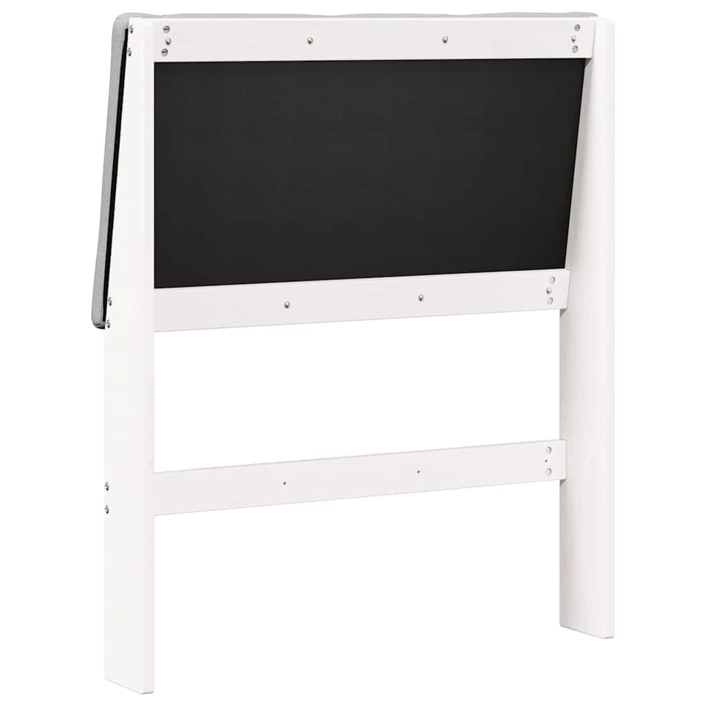 Tête de lit capitonnée Gris clair 80 cm Pin massif - XIOS