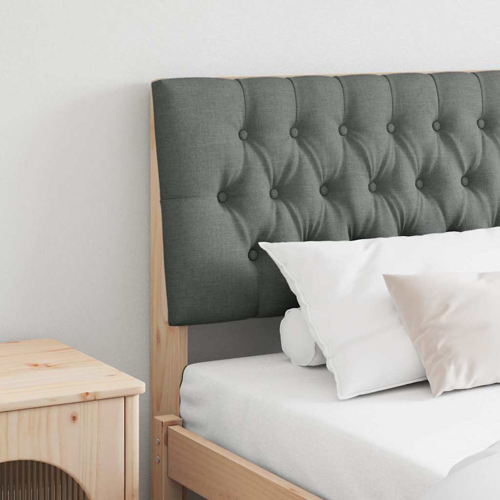 Tête de lit capitonnée Gris foncé 200 cm Pin massif - XIOS