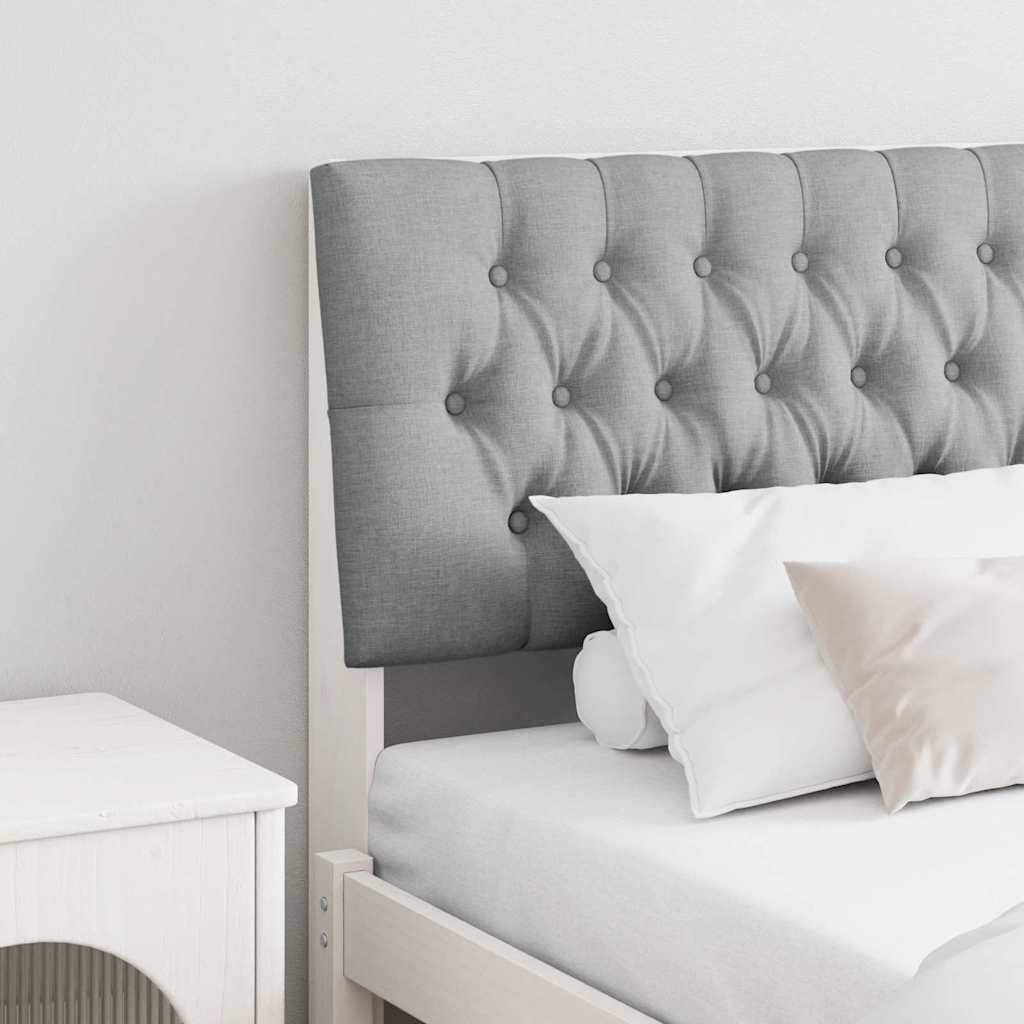 Tête de lit capitonnée Gris clair 200 cm Pin massif - XIOS