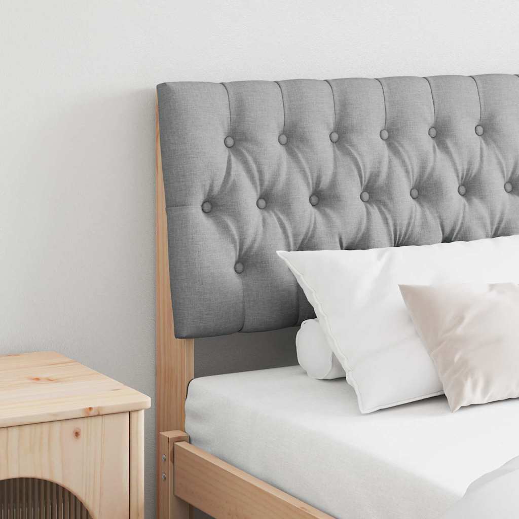 Tête de lit capitonnée Gris clair 180 cm Pin massif - XIOS
