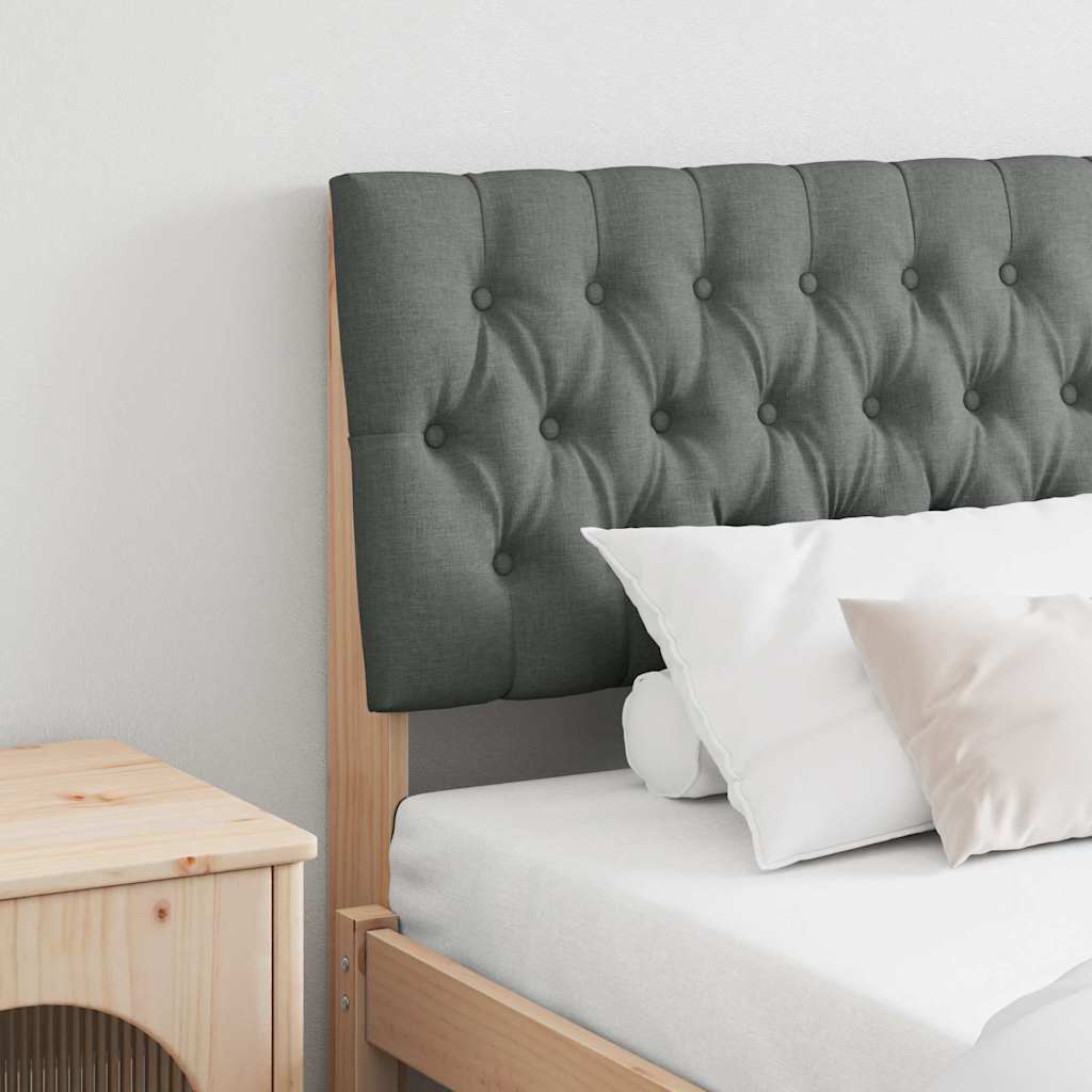 Tête de lit capitonnée Gris foncé 180 cm Pin massif - XIOS