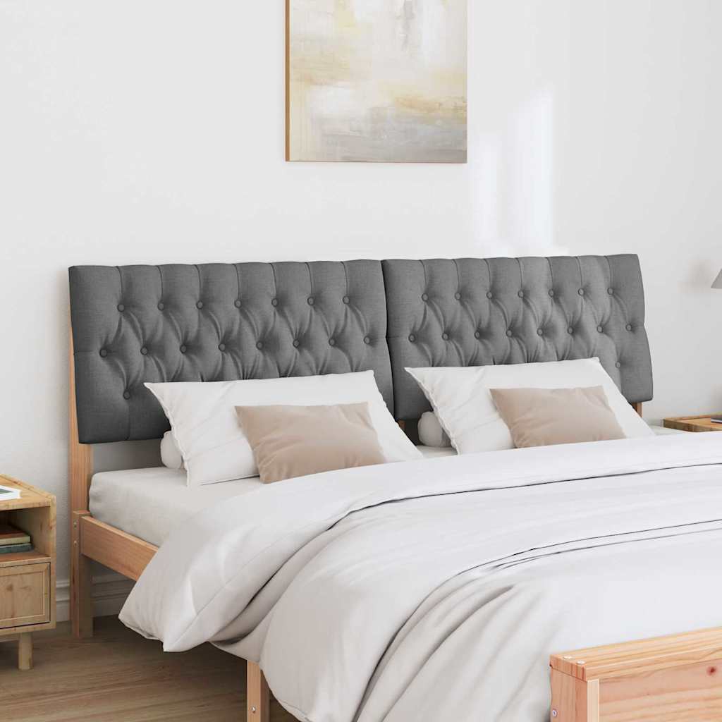 Tête de lit capitonnée Gris foncé 180 cm Pin massif - XIOS