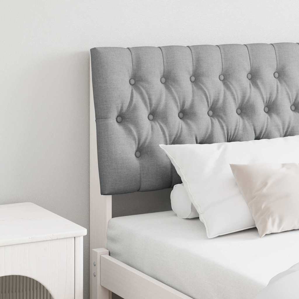 Tête de lit capitonnée Gris clair 180 cm Pin massif - XIOS