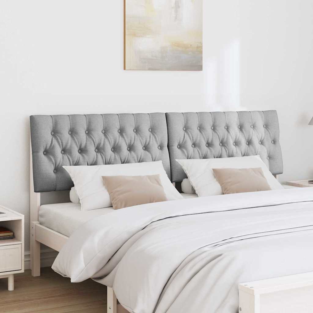 Tête de lit capitonnée Gris clair 180 cm Pin massif - XIOS
