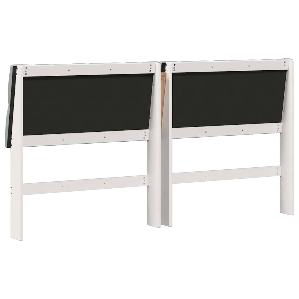 Tête de lit capitonnée Gris clair 180 cm Pin massif - XIOS