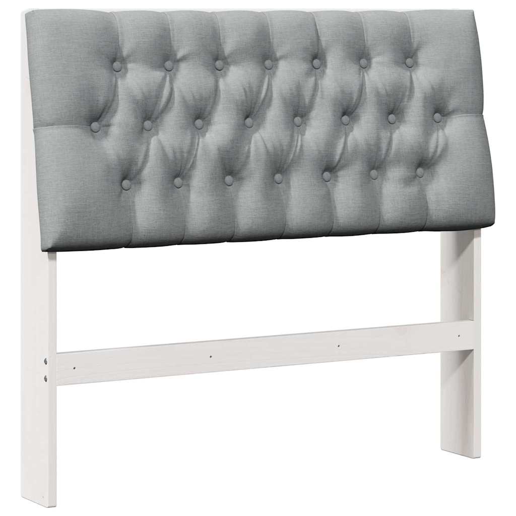 Tête de lit capitonnée Gris clair 100 cm Pin massif - XIOS