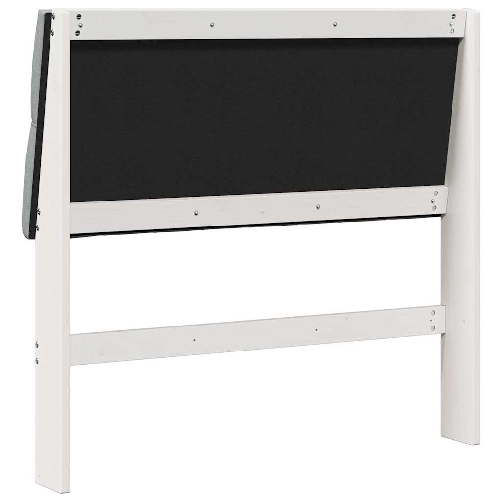 Tête de lit capitonnée Gris clair 100 cm Pin massif - XIOS