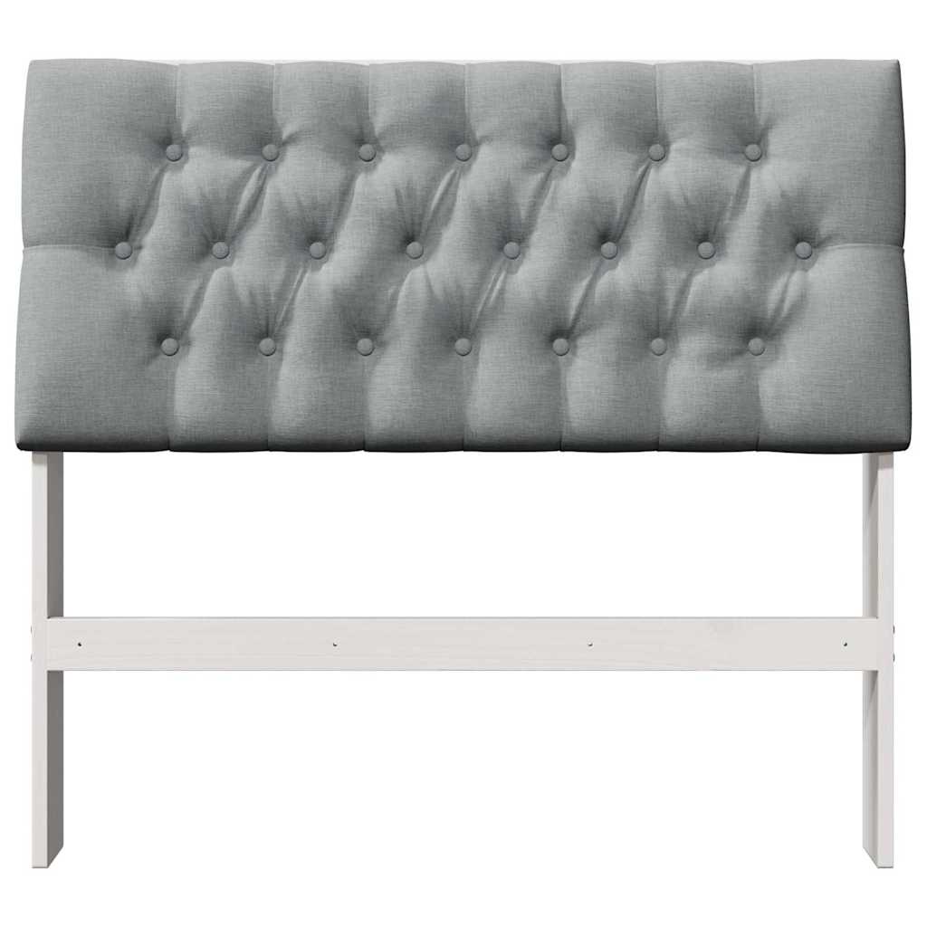 Tête de lit capitonnée Gris clair 100 cm Pin massif - XIOS