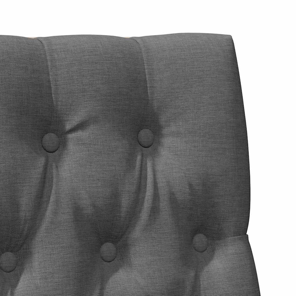 Tête de lit capitonnée Gris foncé 90 cm Pin massif - XIOS