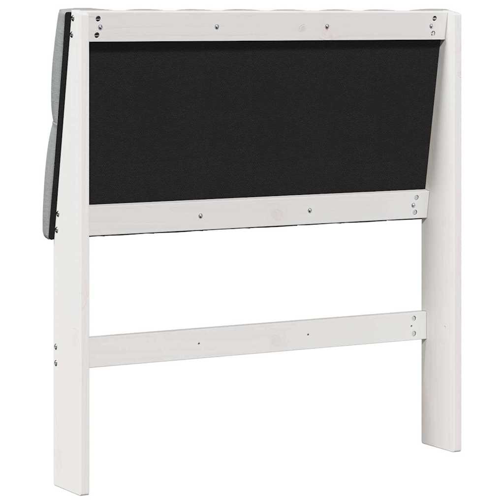 Tête de lit capitonnée Gris clair 90 cm Pin massif - XIOS