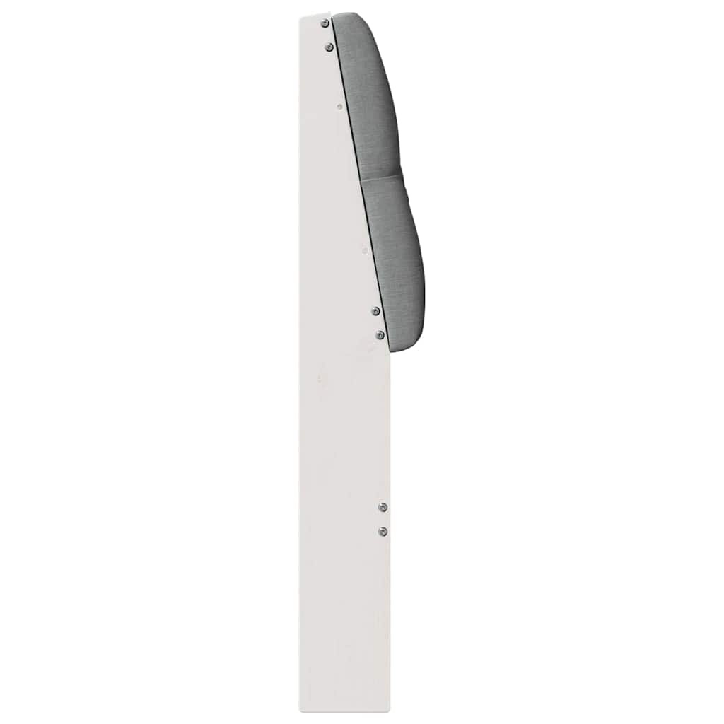Tête de lit capitonnée Gris clair 80 cm Pin massif - XIOS