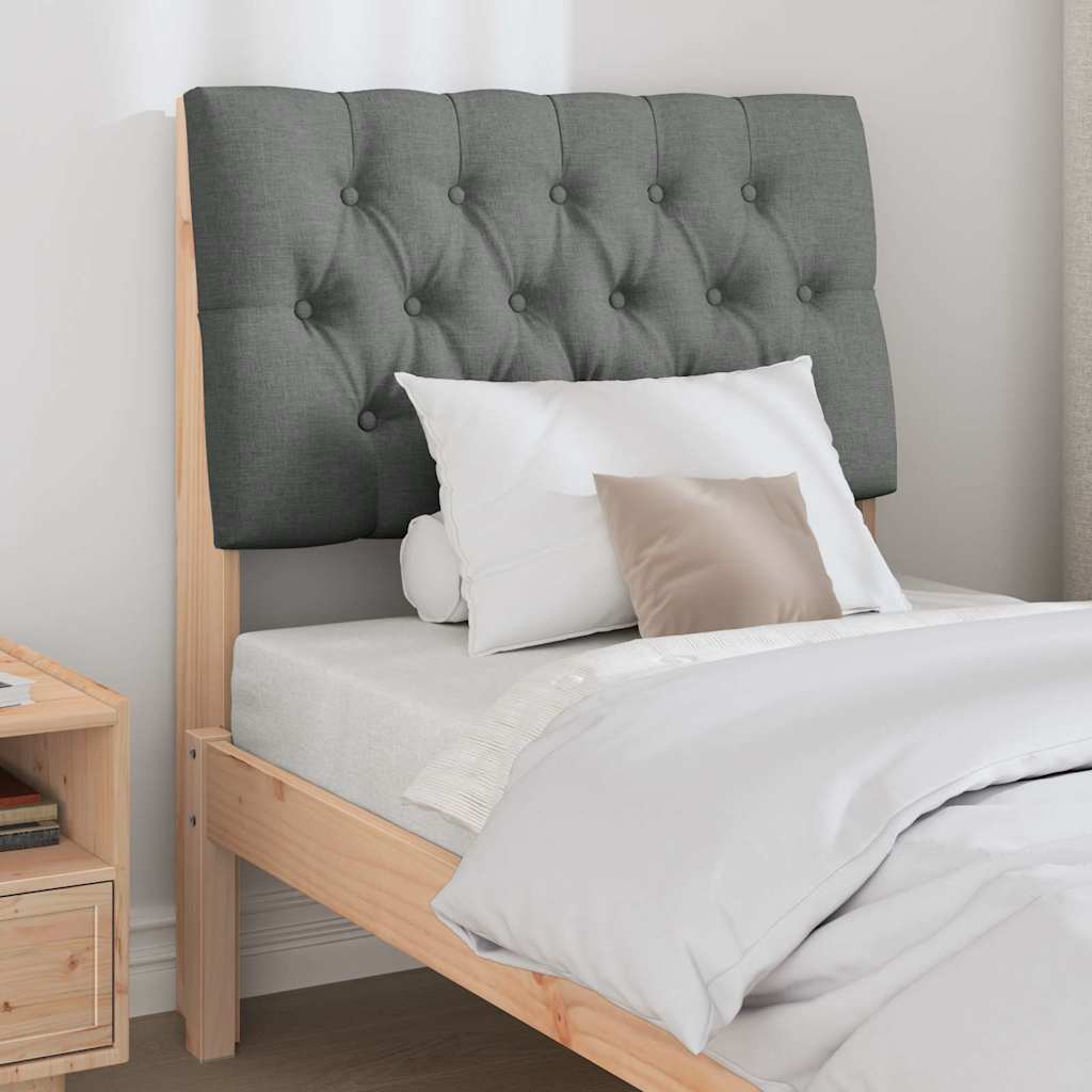Tête de lit capitonnée Gris foncé 75 cm Pin massif - XIOS