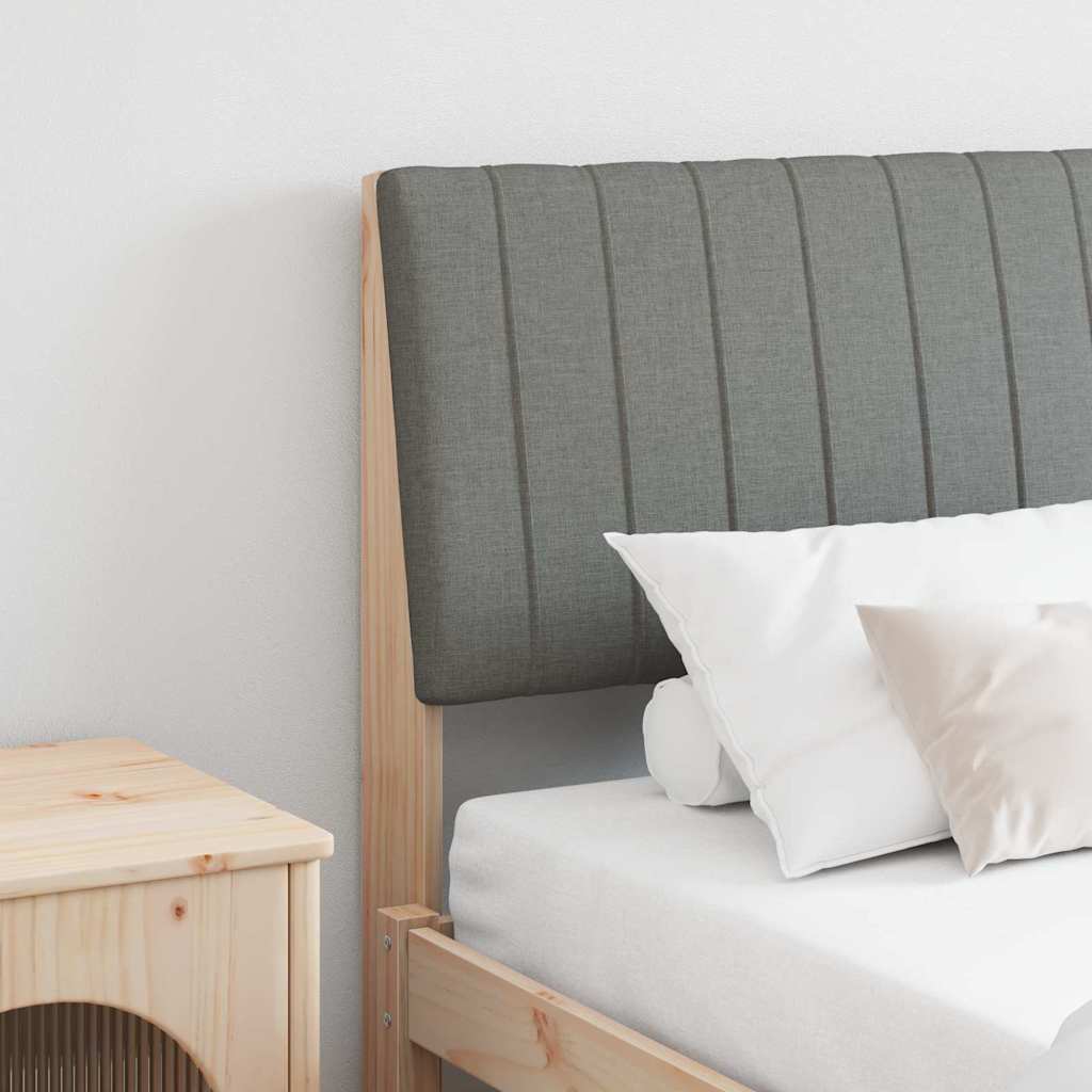 Tête de lit capitonnée Gris foncé 200 cm Pin massif - XIOS