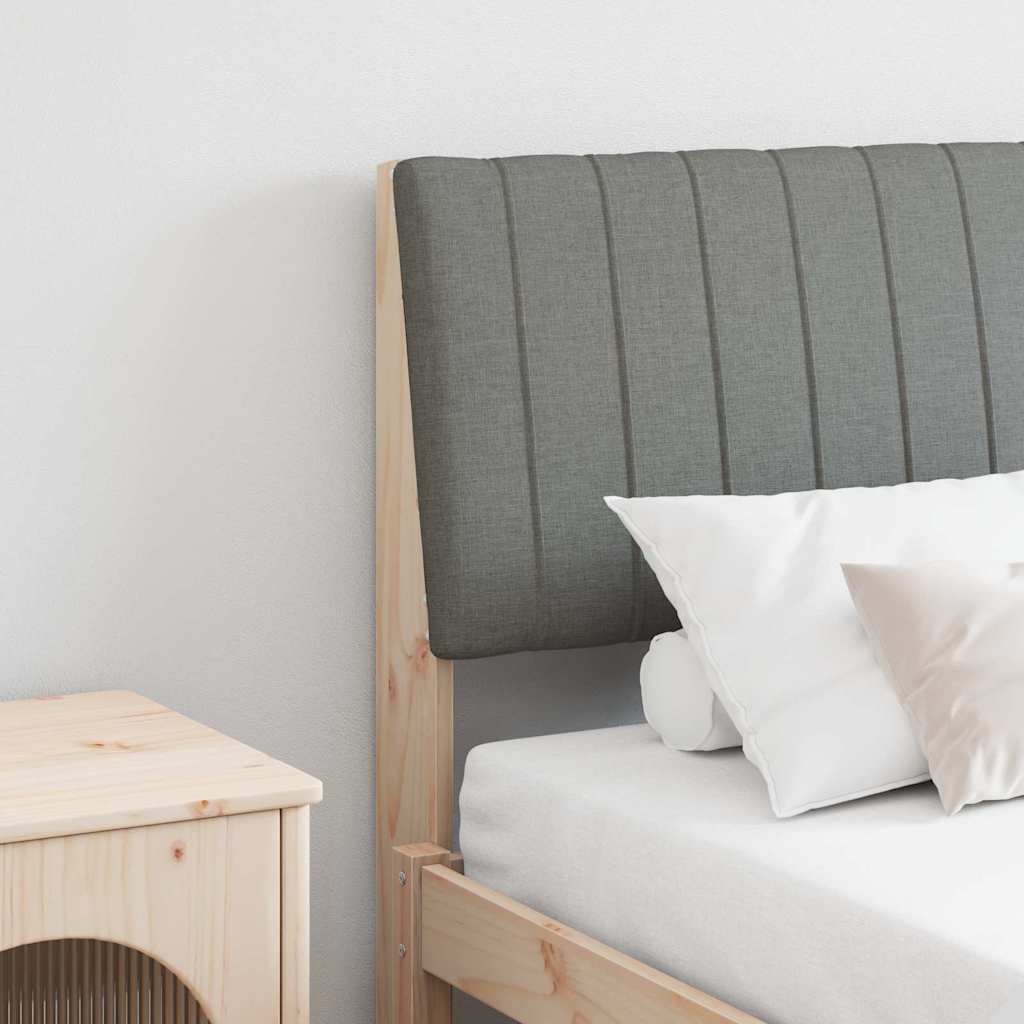 Tête de lit capitonnée Gris foncé 150 cm Pin massif - XIOS