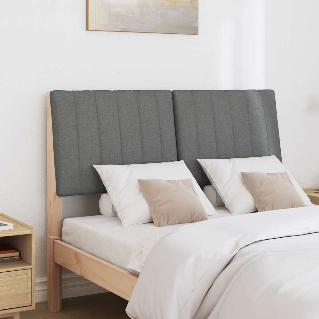 Tête de lit capitonnée Gris foncé 120 cm Pin massif - XIOS